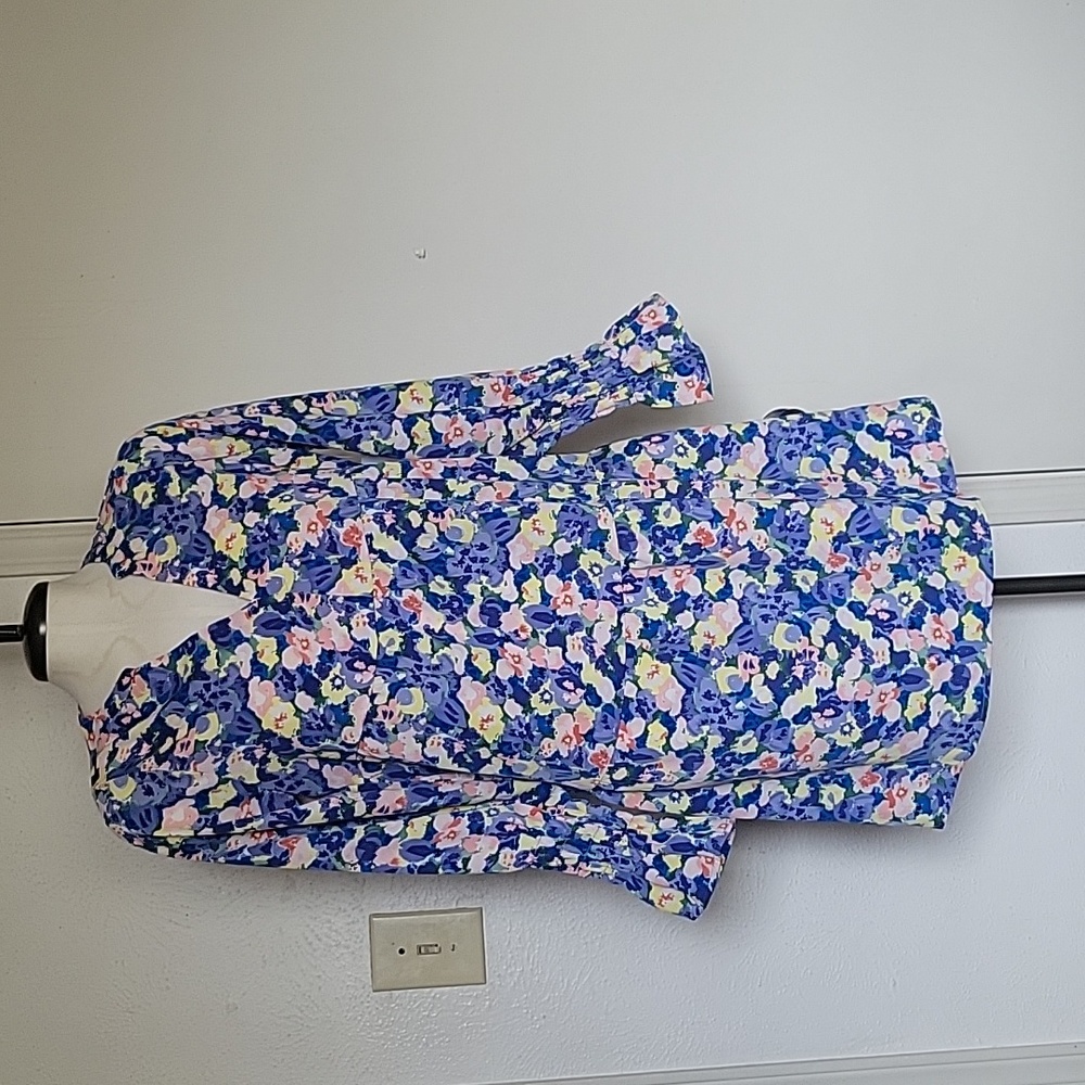 Daily Thread Floral Loose Fitting Pull-on Tunic Dress